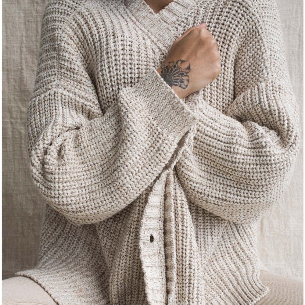 Indigo Luna- Helga Cardigan Oat, NWT